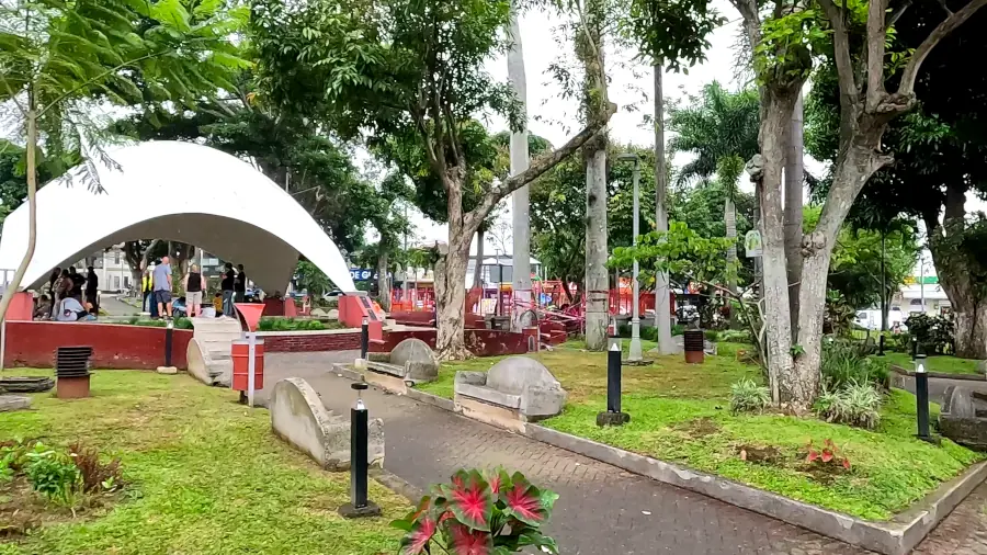 central park of grecia, costa rica